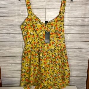 0069 NWT Wild fable, summertime, romper, short size extra large